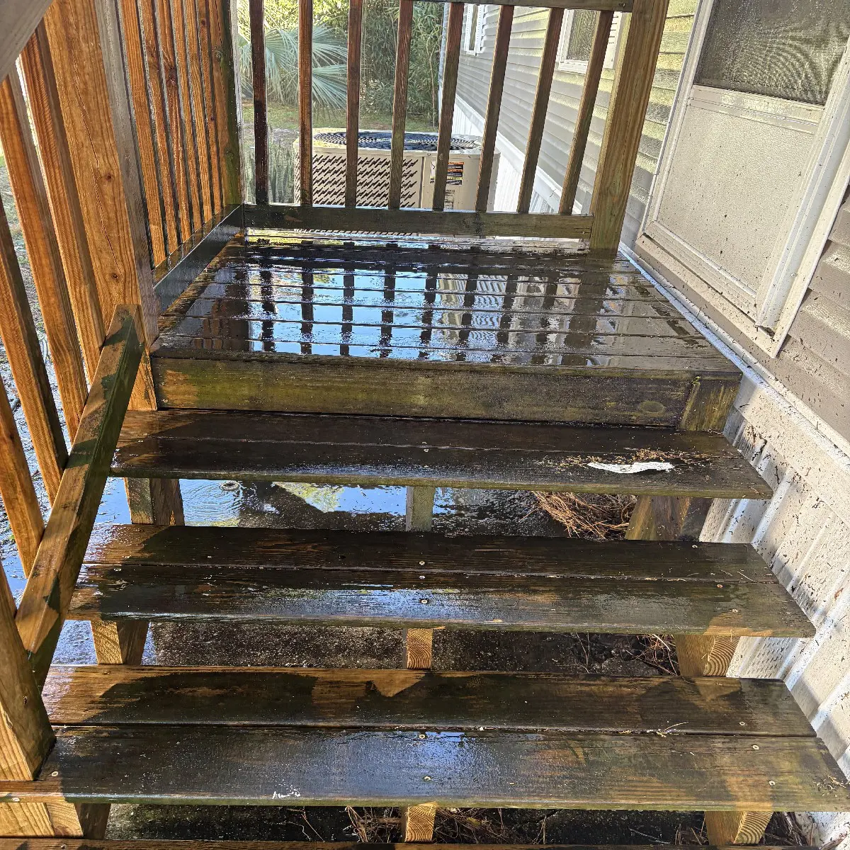 Before stairs renovation